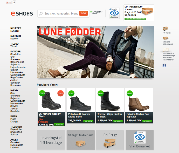 JULEGAVE-SHOPPING: Eshoes.dk – billige sko og støvler fragtfrit